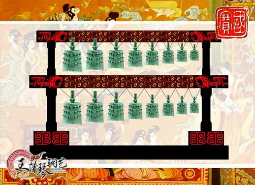 16件晉侯穌青銅編鐘，西周時期編鐘編磬